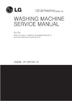 Сервисная инструкция LG F1403RD ― Manual-Shop.ru