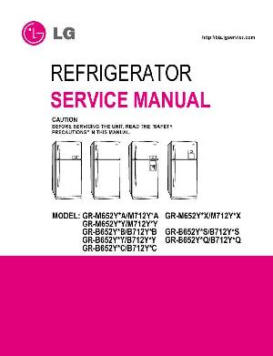 Сервисная инструкция LG GR-BXXX, GR-MXXX ― Manual-Shop.ru