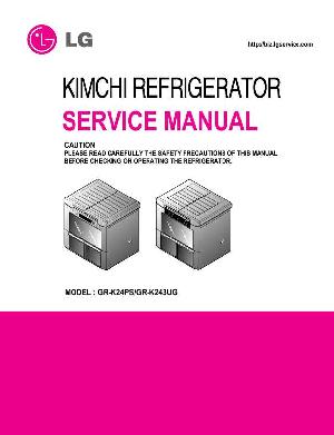 Сервисная инструкция LG GR-K24PS, GR-K243UG ― Manual-Shop.ru