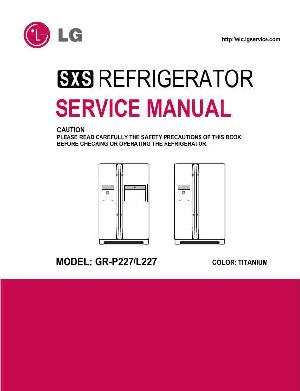 Сервисная инструкция LG GR-P227, GR-L227 ― Manual-Shop.ru