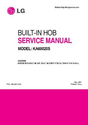 Сервисная инструкция LG KA60020S ― Manual-Shop.ru