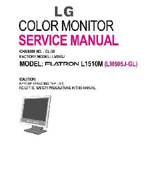 Сервисная инструкция LG L1510M ― Manual-Shop.ru