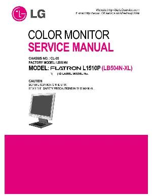 Сервисная инструкция LG L1510P ― Manual-Shop.ru