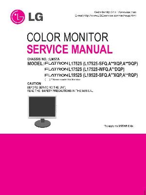 Сервисная инструкция LG L1752S, L1952S, LM57A ― Manual-Shop.ru