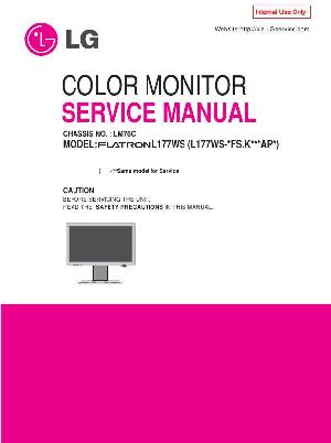 Сервисная инструкция LG L177WS, шасси LM76C ― Manual-Shop.ru