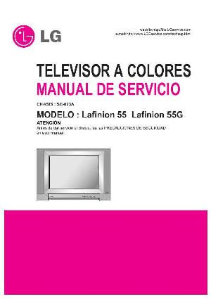 Сервисная инструкция LG LAFINION-55, SC-023A chassis ― Manual-Shop.ru