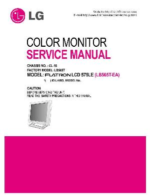 Сервисная инструкция LG LCD-575LE ― Manual-Shop.ru