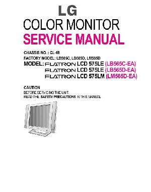 Сервисная инструкция LG LCD-575LM ― Manual-Shop.ru