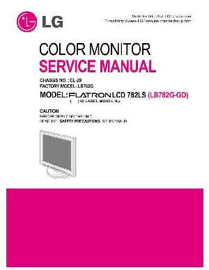 Сервисная инструкция LG LCD-782LS, шасси LB782G ― Manual-Shop.ru