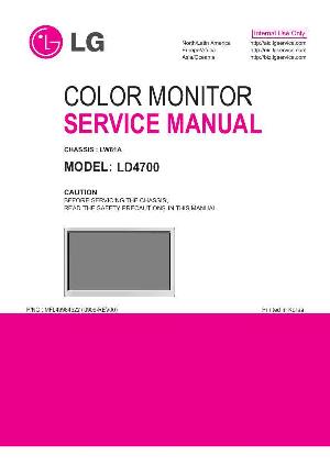 Сервисная инструкция LG LD4700, LW81A ― Manual-Shop.ru