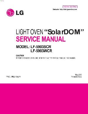 Сервисная инструкция LG LF-5903SCR, LF-5903WCR ― Manual-Shop.ru