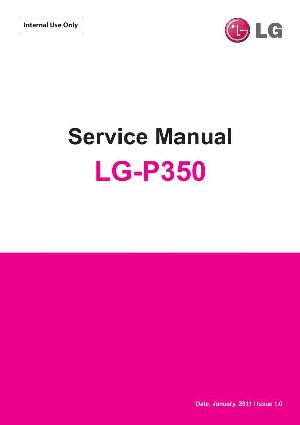 Сервисная инструкция LG LG-P350 ― Manual-Shop.ru