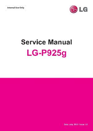 Сервисная инструкция LG LG-P925G THRILL ― Manual-Shop.ru
