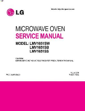 Сервисная инструкция LG LMV-1651SW ― Manual-Shop.ru