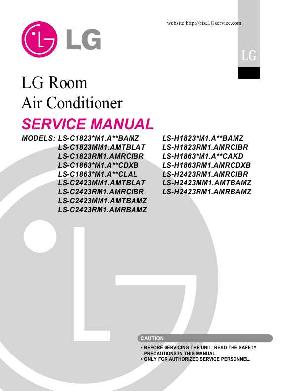 Сервисная инструкция LG LS-C1823, LS-C1863, LS-C2423, LS-H1823, LS-H1863, LS-H2423 ― Manual-Shop.ru