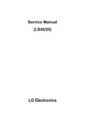 Сервисная инструкция LG LS45, LS55 ― Manual-Shop.ru