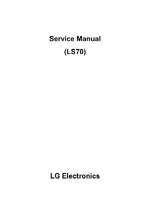 Сервисная инструкция LG LS70 ― Manual-Shop.ru