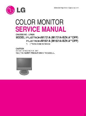Сервисная инструкция LG M1721A, M1921A, шасси LP68A ― Manual-Shop.ru