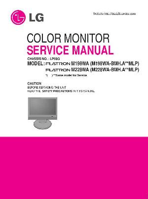 Сервисная инструкция LG M198WA, M228WA ― Manual-Shop.ru