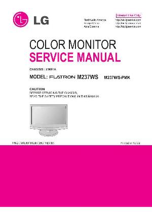 Сервисная инструкция LG M237WS, LW91A ― Manual-Shop.ru