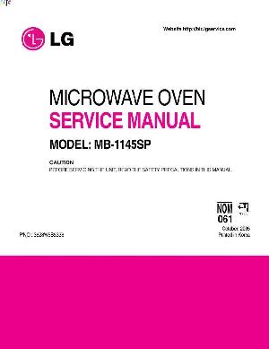 Сервисная инструкция LG MB-1145SP ― Manual-Shop.ru