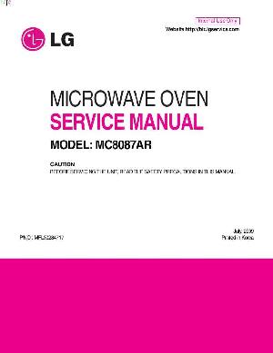 Сервисная инструкция LG MC-8087AR ― Manual-Shop.ru