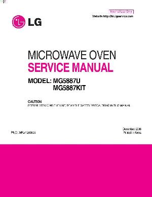 Сервисная инструкция LG MG-5887U KIT ― Manual-Shop.ru