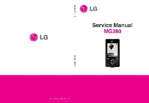 Сервисная инструкция LG MG280 ― Manual-Shop.ru