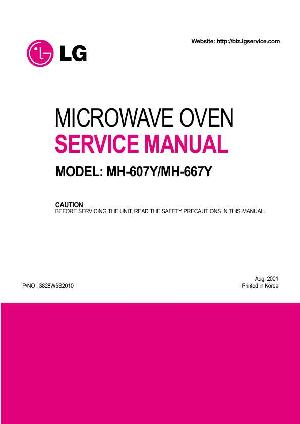 Сервисная инструкция LG MH-607Y, MH-667Y ― Manual-Shop.ru