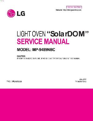 Сервисная инструкция LG MP-9489NBC ― Manual-Shop.ru