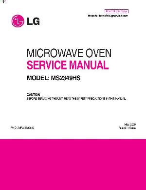 Сервисная инструкция LG MS-2349HS ― Manual-Shop.ru