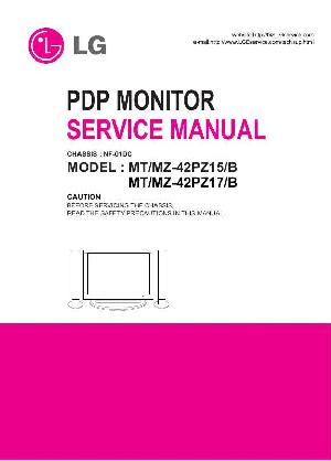 Сервисная инструкция LG MZ-42PZ17 ― Manual-Shop.ru