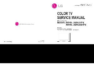 Сервисная инструкция LG RE-29FA31PX, RE-29FA33PX, MC-017A chassis ― Manual-Shop.ru