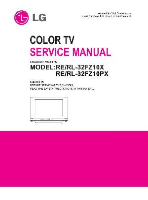 Сервисная инструкция LG RE-32FZ10PX, MC-017A chassis ― Manual-Shop.ru