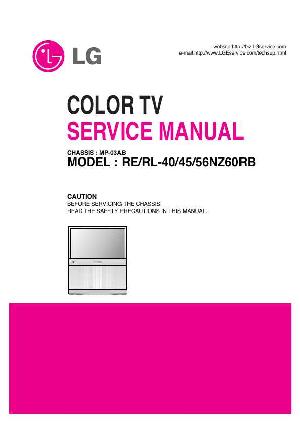 Сервисная инструкция LG RL-40NZ60RB ― Manual-Shop.ru