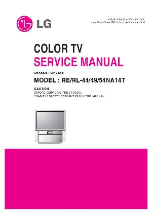 Сервисная инструкция LG RL-44NA14T, MP-03AB chassis ― Manual-Shop.ru