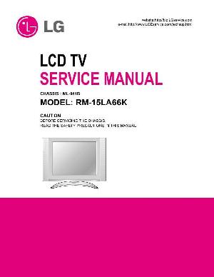 Сервисная инструкция LG RM-15LA66K, ML-041B chassis ― Manual-Shop.ru