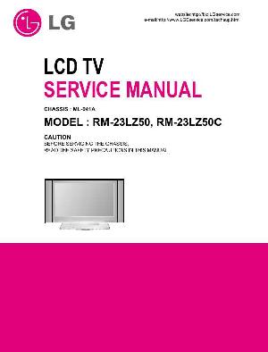 Сервисная инструкция LG RM-23LZ50, RM-23LZ50C, ML-041A chassis ― Manual-Shop.ru
