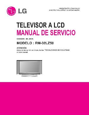 Сервисная инструкция LG RM-32LZ50, ML-041A chassis ― Manual-Shop.ru