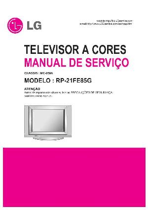 Сервисная инструкция LG RP-21FE85G, MC-059A chassis ― Manual-Shop.ru