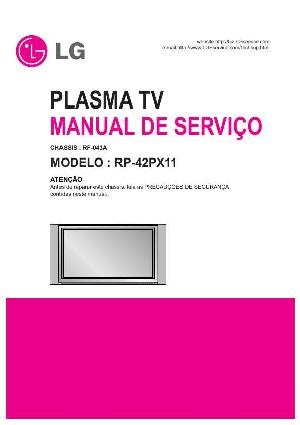 Сервисная инструкция LG RP-42PX11 ― Manual-Shop.ru