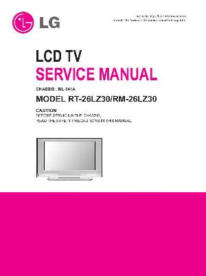 Сервисная инструкция LG RT-26LZ30, ML-041A chassis ― Manual-Shop.ru
