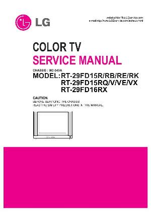 Service manual LG RT-29FD15, MC-049A chassis ― Manual-Shop.ru