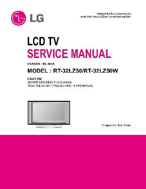 Сервисная инструкция LG RT-32LZ50, ML-041A chassis ― Manual-Shop.ru