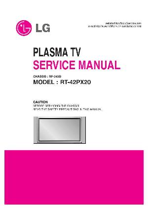 Сервисная инструкция LG RT-42PX20 ― Manual-Shop.ru