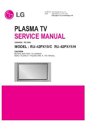 Сервисная инструкция LG RU-42PX10, RF-043A chassis ― Manual-Shop.ru