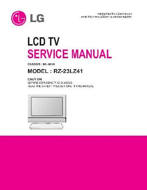 Сервисная инструкция LG RZ-23LZ41, ML-041A chassis ― Manual-Shop.ru