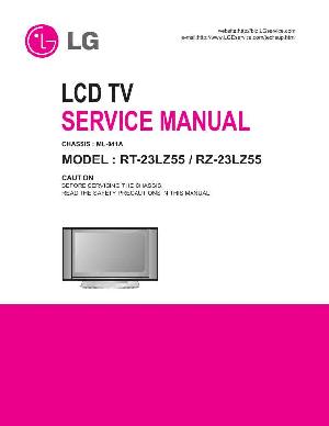 Сервисная инструкция LG RZ-23LZ55, ML-041A chassis ― Manual-Shop.ru