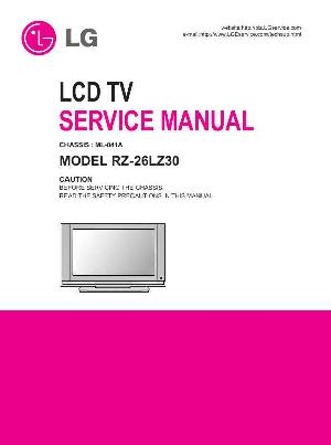 Сервисная инструкция LG RZ-26LZ30, ML-041A ― Manual-Shop.ru