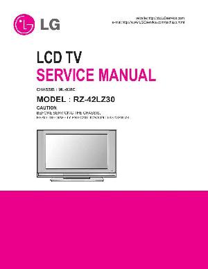 Сервисная инструкция LG RZ-42LZ30, ML-038C ― Manual-Shop.ru